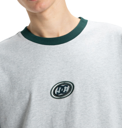 dcshoes, The Score - Maglietta a maniche corte da Uomo, LIGHT HEATHER GREY (sfrh) The Score - Short Sleeve T-Shirt for Men  EDYKT03538
