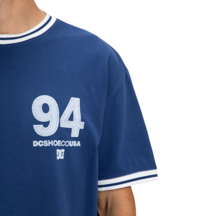 dcshoes, Skateball Jersey - Maglietta a maniche corte da Uomo, ESTATE BLUE (bsw0) Skateball Jersey - Short Sleeve T-Shirt for Men  EDYKT03542