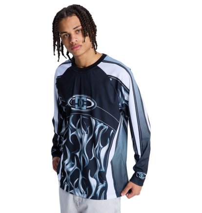 Sylem 2 - Long Sleeve Moto Jersey for Men  EDYKT03552