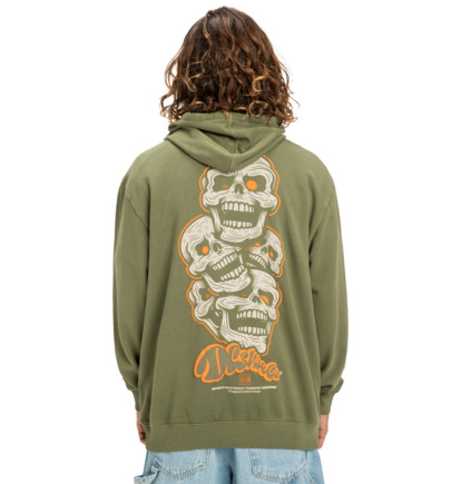 dcshoes, Laugh Stack - Hoodie for Men, BRONZE GREEN (gqq0) Laugh Stack - Hoodie for Men  EDYSF03249