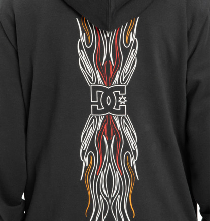 dcshoes, Burnt Out - Felpa con cappuccio da Uomo, BLACK (kvj0) Burnt Out - Hoodie for Men  EDYSF03253