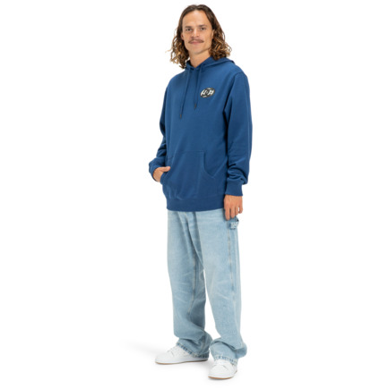 dcshoes, Fast Bubble - Felpa con cappuccio da Uomo, ESTATE BLUE (bsw0) Fast Bubble - Hoodie for Men  EDYSF03256
