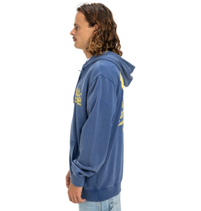 dcshoes, DC Parts Dep - Felpa con cappuccio e zip da Uomo, ESTATE BLUE (bsw0) DC Parts Dep - Zip Hoodie for Men  EDYSF03257