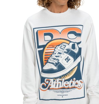 dcshoes, Manteca Tribute - Felpa da Uomo, WHITE (wbb0) Manteca Tribute - Sweatshirt for Men  EDYSF03260