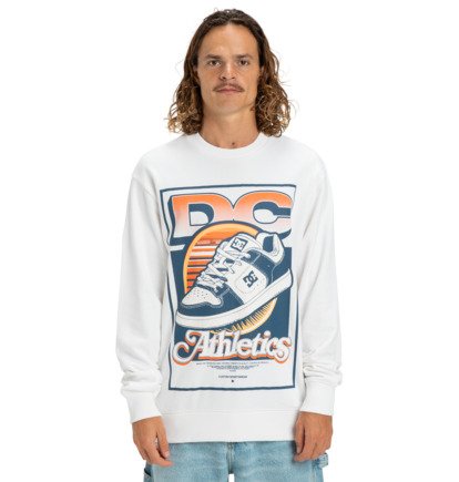 dcshoes, Manteca Tribute - Felpa da Uomo, WHITE (wbb0) Manteca Tribute - Sweatshirt for Men  EDYSF03260