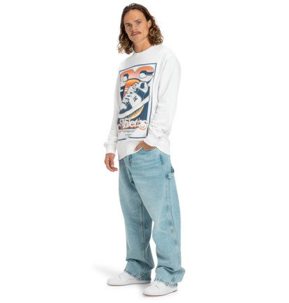 dcshoes, Manteca Tribute - Felpa da Uomo, WHITE (wbb0) Manteca Tribute - Sweatshirt for Men  EDYSF03260