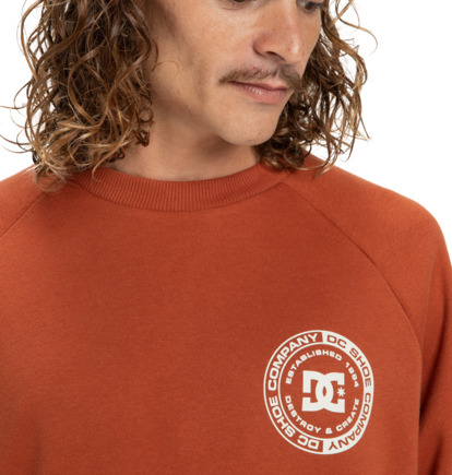 dcshoes, DC Corpo Raglan - Felpa da Uomo, PICANTE (nqv0) DC Corpo Raglan - Sweatshirt for Men  EDYSF03262
