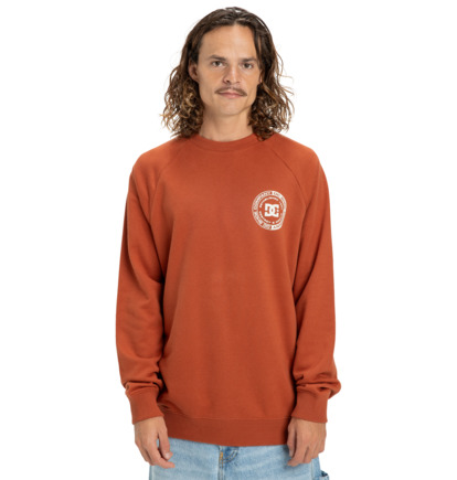 dcshoes, DC Corpo Raglan - Felpa da Uomo, PICANTE (nqv0) DC Corpo Raglan - Sweatshirt for Men  EDYSF03262