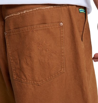 Stressed 5 Pocket - Canvas Shorts for Men  EDYWS03167