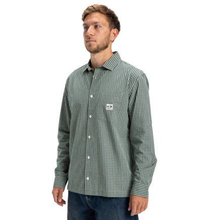 dcshoes, Game On - Long Sleeve Shirt for Men, PONDEROSA PINE (gtp0) Game On - Long Sleeve Shirt for Men  EDYWT03263