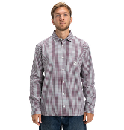 dcshoes, Game On - Long Sleeve Shirt for Men, PICANTE (nqv0) Game On - Long Sleeve Shirt for Men  EDYWT03263