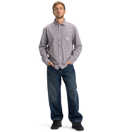 dcshoes, Game On - Long Sleeve Shirt for Men, PICANTE (nqv0) Game On - Long Sleeve Shirt for Men  EDYWT03263