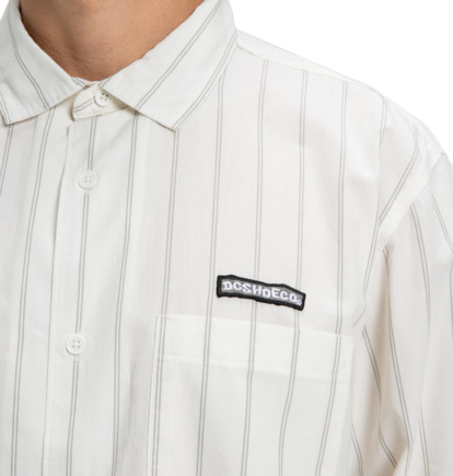 dcshoes, Long Lines - Long Sleeve Shirt for Men, LILY WHITE (wcq0) Long Lines - Long Sleeve Shirt for Men  EDYWT03267