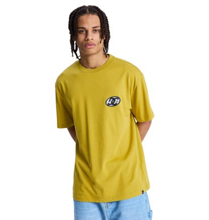 dcshoes, Fast Bubble - Short Sleeve T-Shirt for Men, GOLDEN OLIVE (gkh0) Fast Bubble - Short Sleeve T-Shirt for Men  EDYZT04342