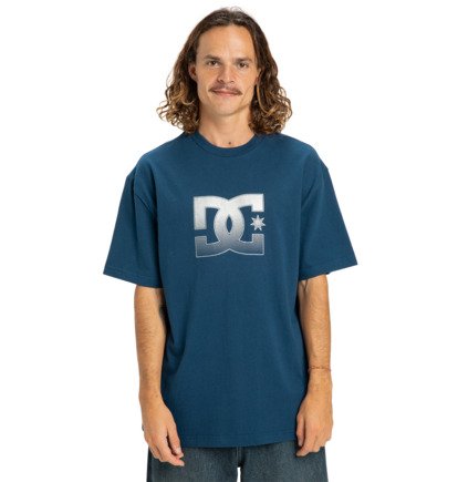 dcshoes, DC Star Reflective - Maglietta a maniche corte da Uomo, ESTATE BLUE (bsw0) DC Star Reflective - Short Sleeve T-Shirt for Men  EDYZT04346