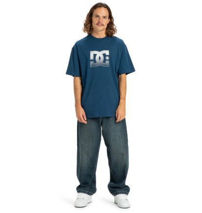 dcshoes, DC Star Reflective - Maglietta a maniche corte da Uomo, ESTATE BLUE (bsw0) DC Star Reflective - Short Sleeve T-Shirt for Men  EDYZT04346