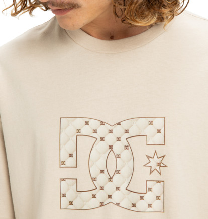 dcshoes, DC Star Filled - T-Shirt à manches courtes pour Homme, OATMEAL (tfl0) DC Star Filled - Short Sleeve T-Shirt for Men  EDYZT04348