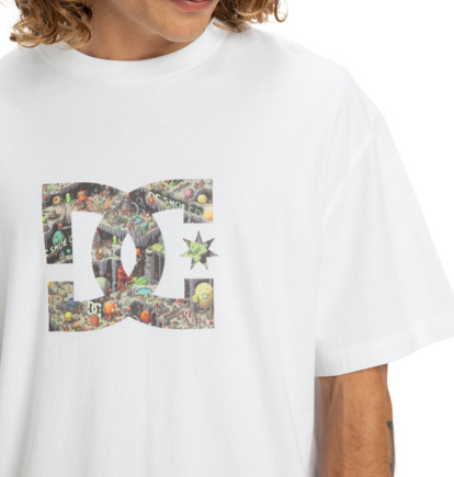 dcshoes, DC Star Filled - T-Shirt à manches courtes pour Homme, WHITE (wbb0) DC Star Filled - Short Sleeve T-Shirt for Men  EDYZT04348