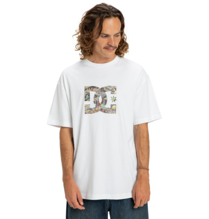 dcshoes, DC Star Filled - T-Shirt à manches courtes pour Homme, WHITE (wbb0) DC Star Filled - Short Sleeve T-Shirt for Men  EDYZT04348