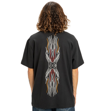 dcshoes, Burn Out - T-Shirt à manches courtes pour Homme, BLACK (kvj0) Burn Out - Short Sleeve T-Shirt for Men  EDYZT04356