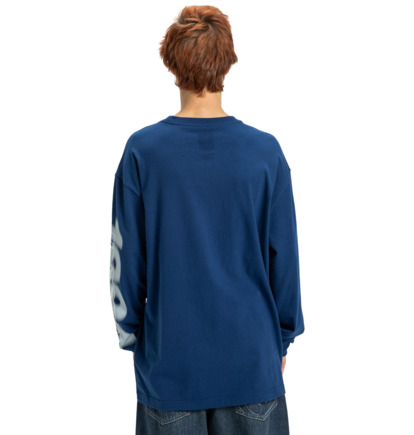 dcshoes, Slathletic Hls - Maglietta a Maniche Lunghe da Uomo, ESTATE BLUE (bsw0) Slathletic Hls - Long Sleeve T-Shirt for Men  EDYZT04357
