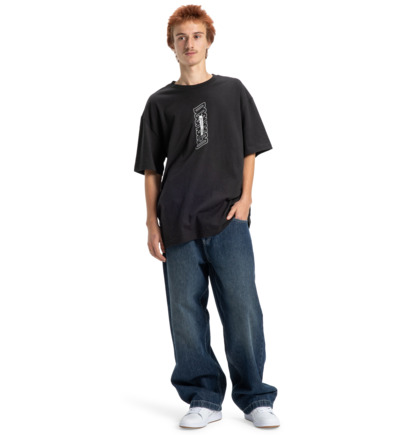 dcshoes, DC Omega - T-Shirt à manches courtes pour Homme, BLACK (kvj0) DC Omega - Short Sleeve T-Shirt for Men  EDYZT04358