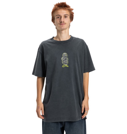 dcshoes, Laugh Stack - Maglietta a maniche corte da Uomo, BLACK (kvj0) Laugh Stack - Short Sleeve T-Shirt for Men  EDYZT04359