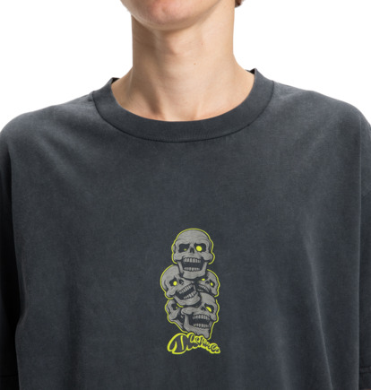 dcshoes, Laugh Stack - Maglietta a maniche corte da Uomo, BLACK (kvj0) Laugh Stack - Short Sleeve T-Shirt for Men  EDYZT04359