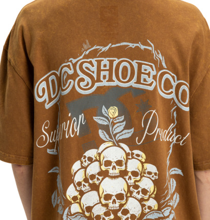 dcshoes, Outgrow - T-Shirt à manches courtes pour Homme, TOFFEE (cqf0) Outgrow - Short Sleeve T-Shirt for Men  EDYZT04362