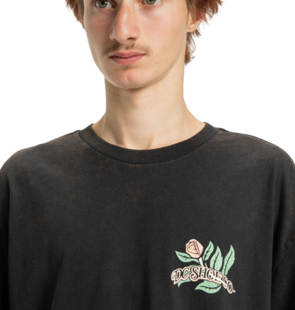dcshoes, Outgrow - T-Shirt à manches courtes pour Homme, BLACK (kvj0) Outgrow - Short Sleeve T-Shirt for Men  EDYZT04362