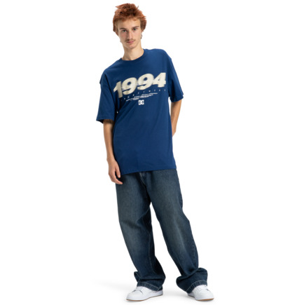 dcshoes, Blurry Years - Short Sleeve T-Shirt for Men, ESTATE BLUE (bsw0) Blurry Years - Short Sleeve T-Shirt for Men  EDYZT04363