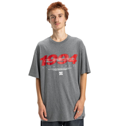 dcshoes, Blurry Years - Short Sleeve T-Shirt for Men, DARK GREY HEATHER (krdh) Blurry Years - Short Sleeve T-Shirt for Men  EDYZT04363