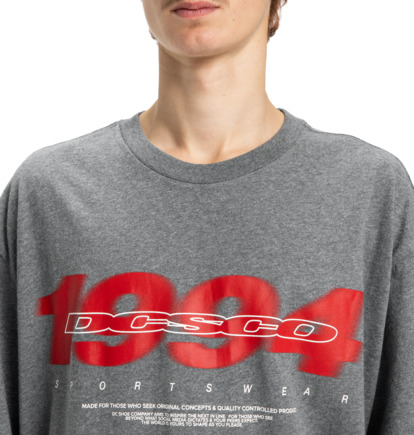 dcshoes, Blurry Years - Short Sleeve T-Shirt for Men, DARK GREY HEATHER (krdh) Blurry Years - Short Sleeve T-Shirt for Men  EDYZT04363