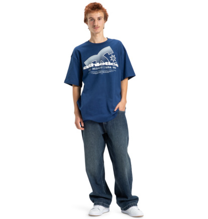 dcshoes, Slathletic - T-Shirt à manches courtes pour Homme, ESTATE BLUE (bsw0) Slathletic - Short Sleeve T-Shirt for Men  EDYZT04364