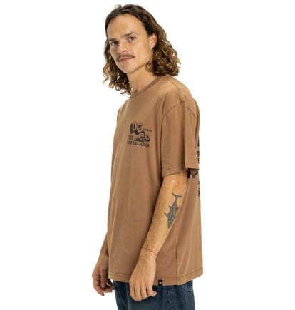 dcshoes, DC Parts Dep - Maglietta a maniche corte da Uomo, TOFFEE (cqf0) DC Parts Dep - Short Sleeve T-Shirt for Men  EDYZT04366
