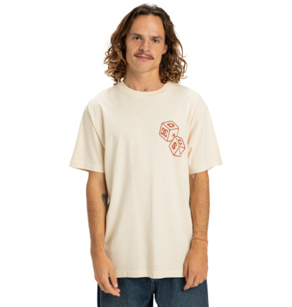 dcshoes, High Rollin - T-Shirt à manches courtes pour Homme, OATMEAL (tfl0) High Rollin - Short Sleeve T-Shirt for Men  EDYZT04367