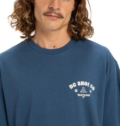 dcshoes, Pro Service - Short Sleeve T-Shirt for Men, ESTATE BLUE (bsw0) Pro Service - Short Sleeve T-Shirt for Men  EDYZT04370