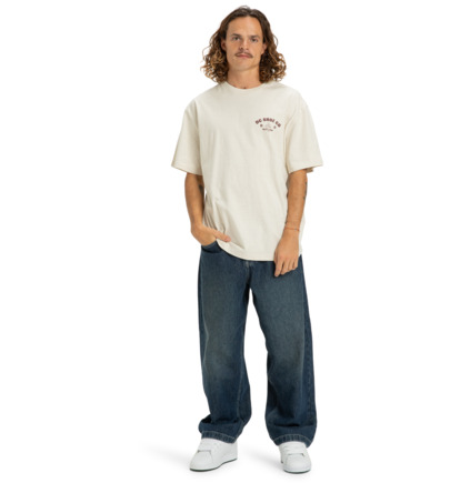 dcshoes, Pro Service - Short Sleeve T-Shirt for Men, OATMEAL HEATHER (tflh) Pro Service - Short Sleeve T-Shirt for Men  EDYZT04370