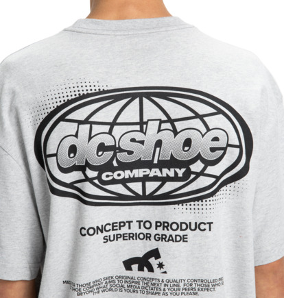 dcshoes, Trotter - Short Sleeve T-Shirt for Men, LIGHT HEATHER GREY (sfrh) Trotter - Short Sleeve T-Shirt for Men  EDYZT04371