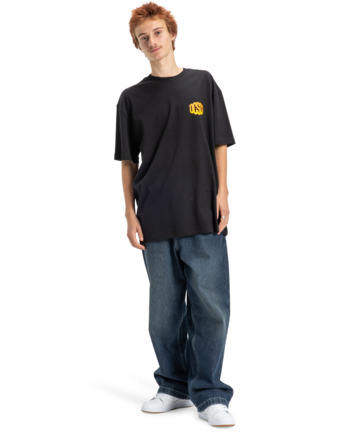 dcshoes, Squash It - Maglietta a maniche corte da Uomo, BLACK (kvj0) Squash It - Short Sleeve T-Shirt for Men  EDYZT04372
