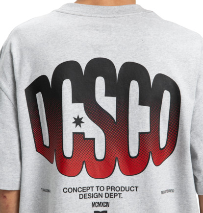 dcshoes, Squash It - T-Shirt à manches courtes pour Homme, LIGHT HEATHER GREY (sfrh) Squash It - Short Sleeve T-Shirt for Men  EDYZT04372