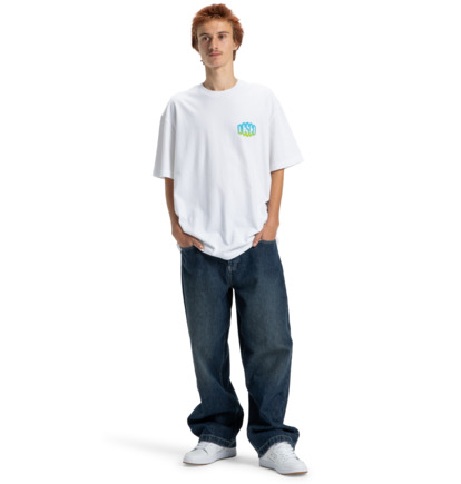 dcshoes, Squash It - T-Shirt à manches courtes pour Homme, WHITE (wbb0) Squash It - Short Sleeve T-Shirt for Men  EDYZT04372