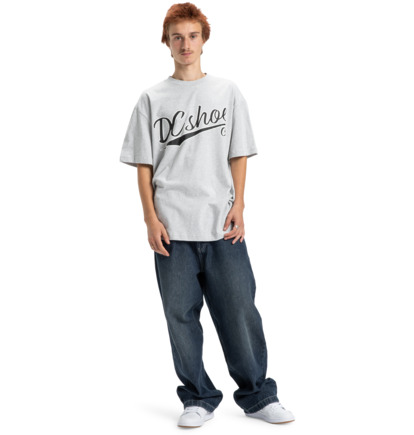 dcshoes, Substitute - T-Shirt à manches courtes pour Homme, LIGHT HEATHER GREY (sfrh) Substitute - Short Sleeve T-Shirt for Men  EDYZT04373