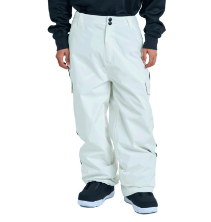 DC Wide Cargo 10K - Technical Snow Pants Unisex - Unisex's White
