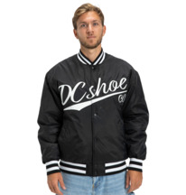 Substitute Bomber - Men's Black Jacket With Snap Closure | DC Shoes