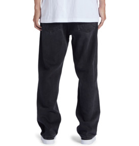 dcshoes, Worker - Jeans Vestibilità Relaxed da Uomo, BLACK DENIM (kvaw) Worker - Relaxed Fit Jeans for Men  ADYDP03070
