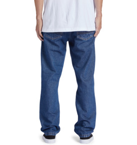 dcshoes, Worker - Jeans Vestibilità straight da Uomo, INDIGO DARK (bsnw) Worker - Straight Fit Jeans for Men  ADYDP03072