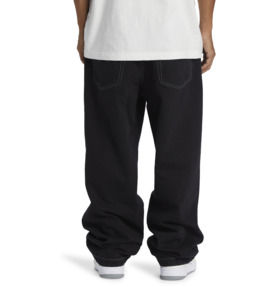 dcshoes, Worker - Jeans abbondanti da Uomo, BLACK TINT (kvjw) Worker - Baggy Jeans for Men  ADYDP03079