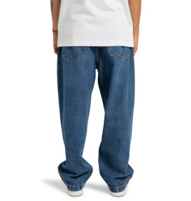 dcshoes, Worker Baggy - Pantaloni in denim da Uomo, STONE INDIGO (blcw) Worker Baggy - Denim Pants for Men  ADYDP03093