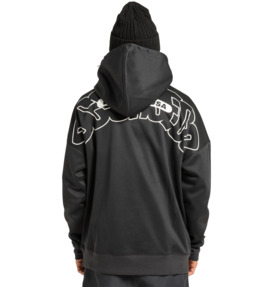dcshoes, DC Omega - Top in felpa da Uomo, BLACK (kvj0) DC Omega - Fleece Top for Men  ADYFT03442